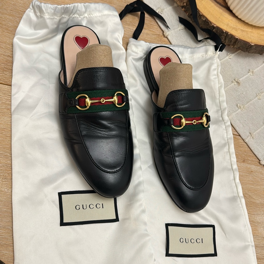 Gucci Princeton Leather Slipper